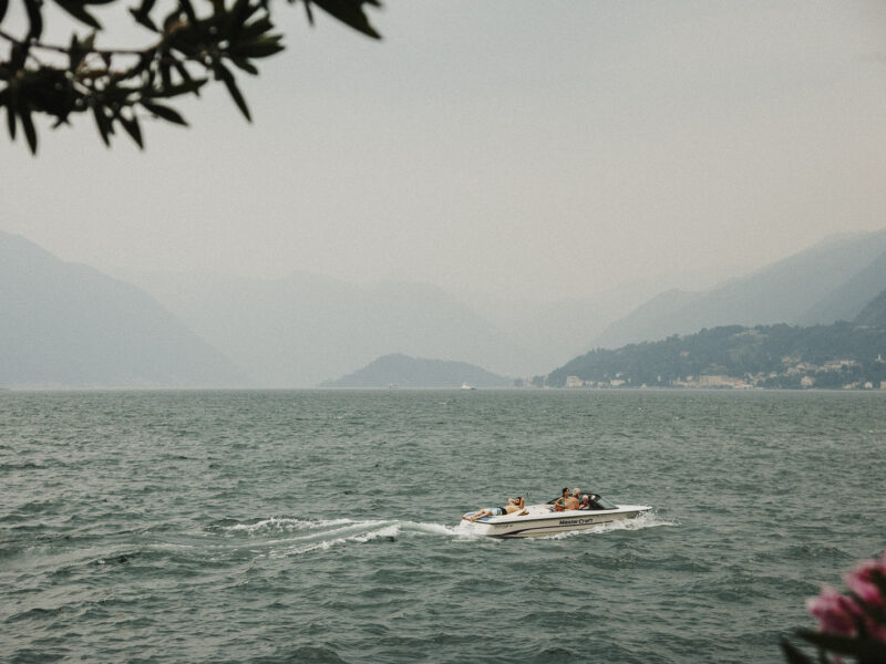 Boat tour on Lake Como